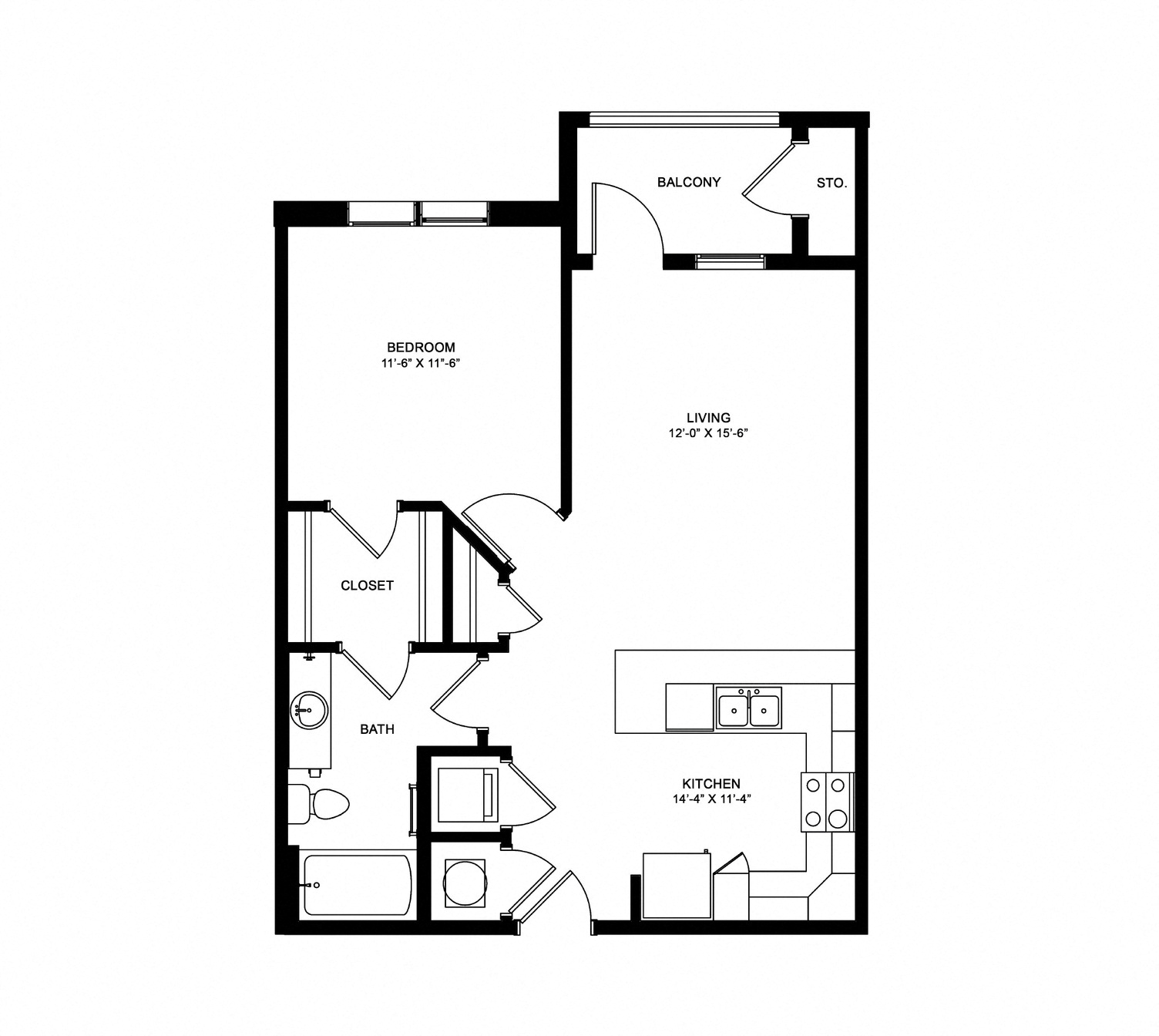 A4 floor plan